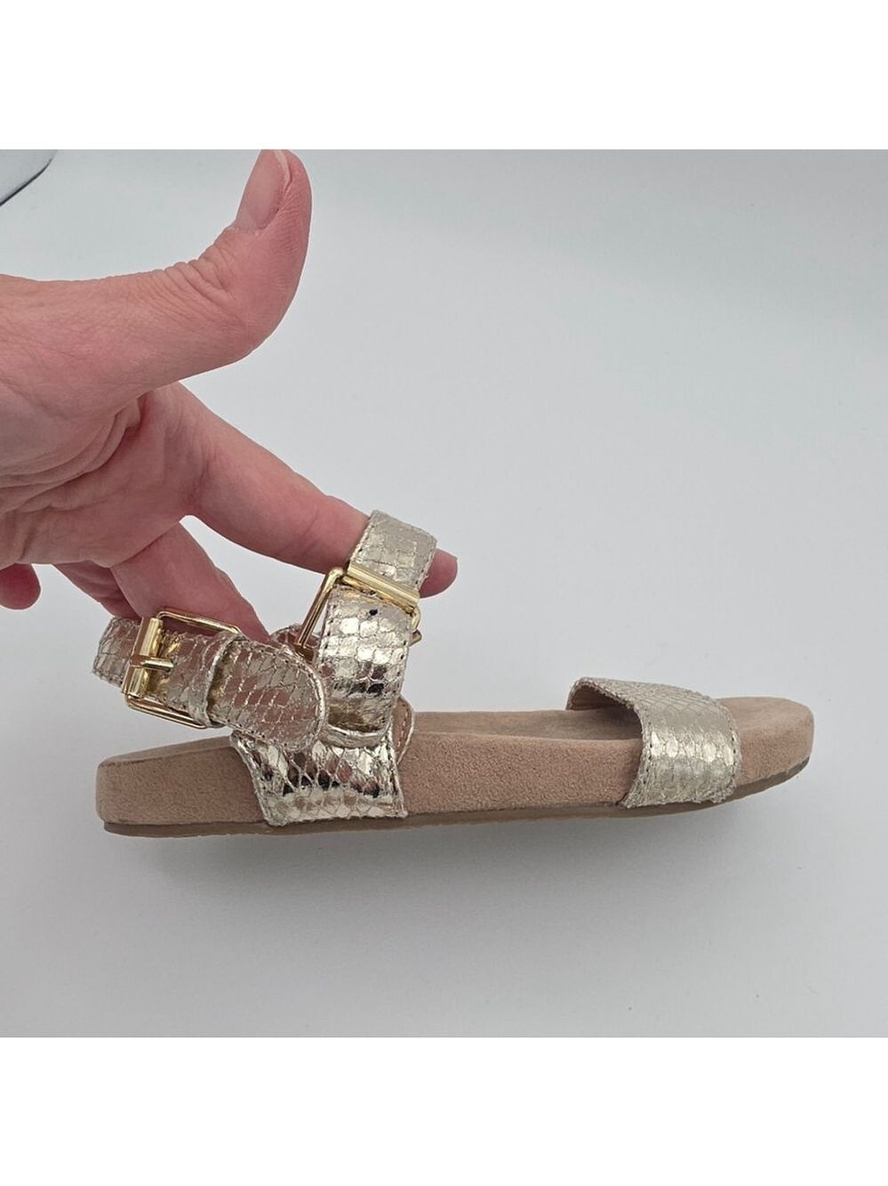 Michael Kors Gold Kids Sandals Sz 10